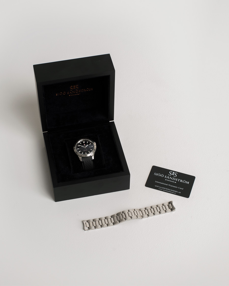 Uomini | Sjöö Sandström Pre-Owned Royal Steel Worldtimer 41mm SS-1841-WT | Sjöö Sandström Pre-Owned | Royal Steel Worldtimer 41mm SS-1841-WT
