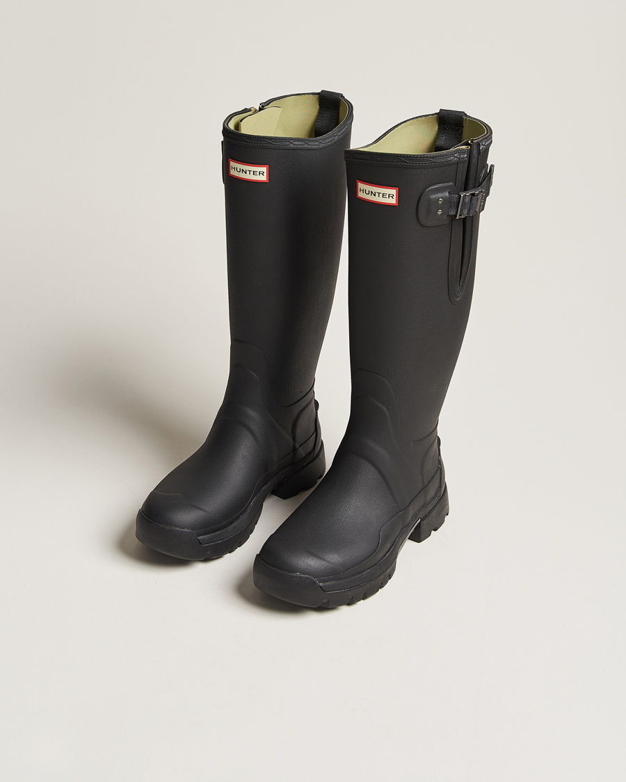 Uomini | Soprascarpe | Hunter Boots | Balmoral Side Adjustable Neo Boot Black