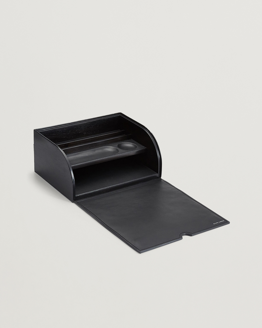 Uomini | Casa | Ralph Lauren Home | Brennan Leather Writers Box Saddle Black