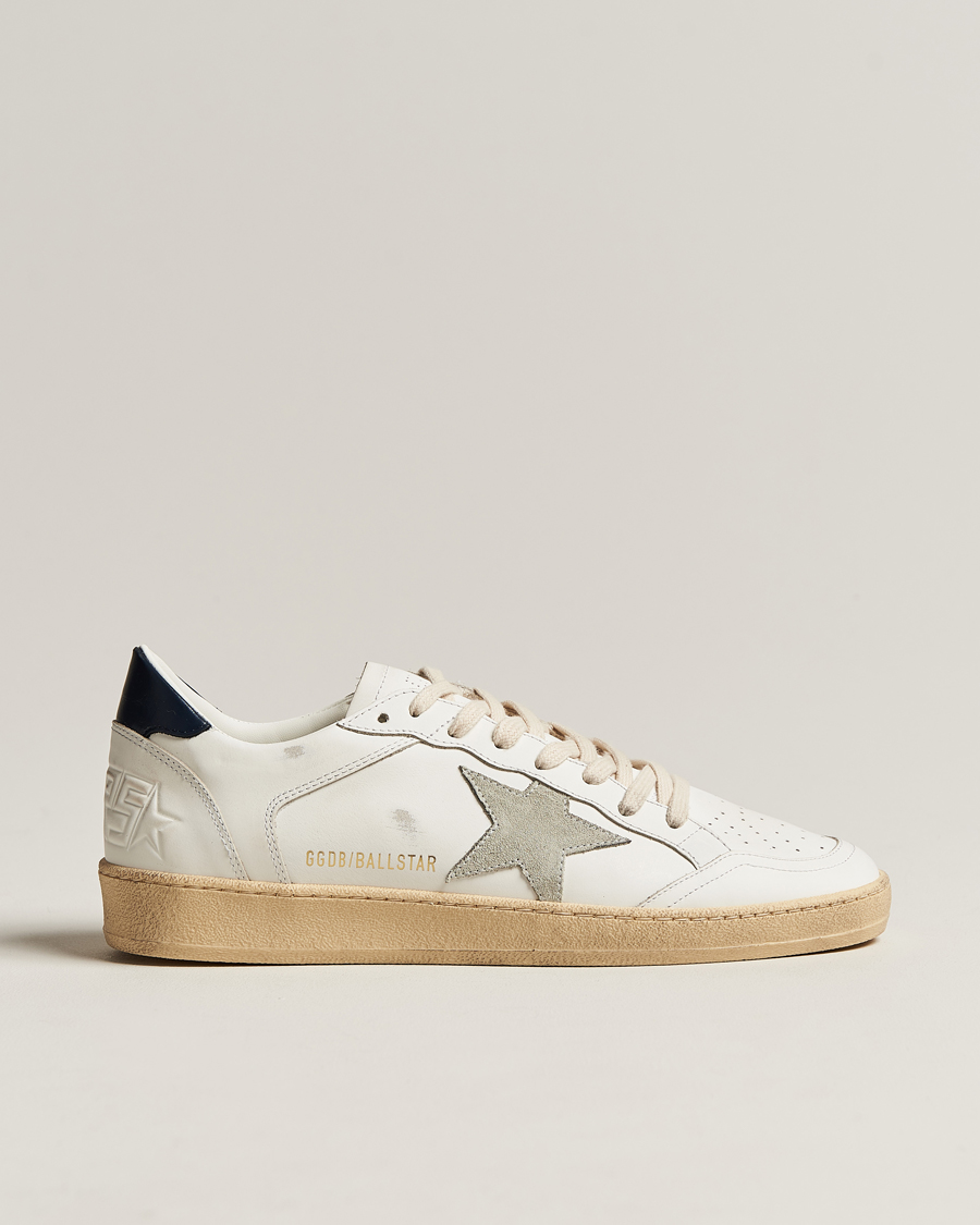 Uomini | Golden Goose Deluxe Brand Ball Star Sneakers White/Ice | Golden Goose | Deluxe Brand Ball Star Sneakers White/Ice