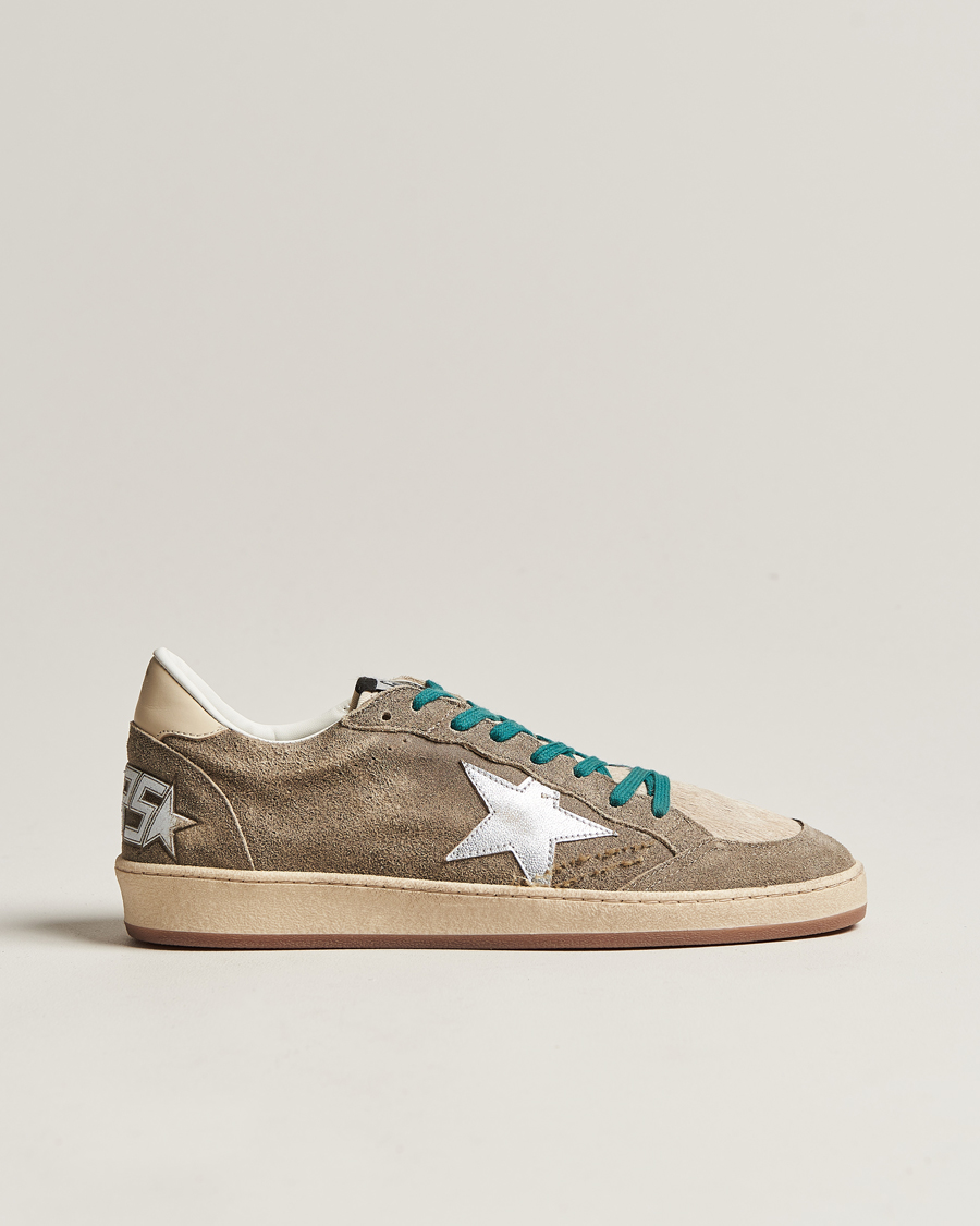 Uomini | Golden Goose Deluxe Brand Ball Star Sneakers Brown/Buttercream | Golden Goose | Deluxe Brand Ball Star Sneakers Brown/Buttercream