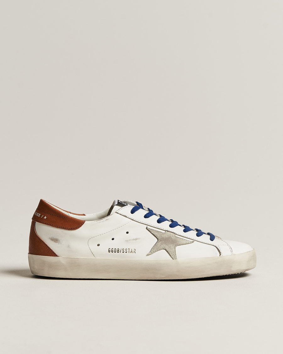 Uomini | Golden Goose Deluxe Brand Super-Star Sneakers White/Ice | Golden Goose | Deluxe Brand Super-Star Sneakers White/Ice