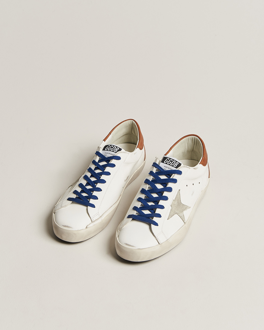 Uomini | Golden Goose Deluxe Brand Super-Star Sneakers White/Ice | Golden Goose | Deluxe Brand Super-Star Sneakers White/Ice