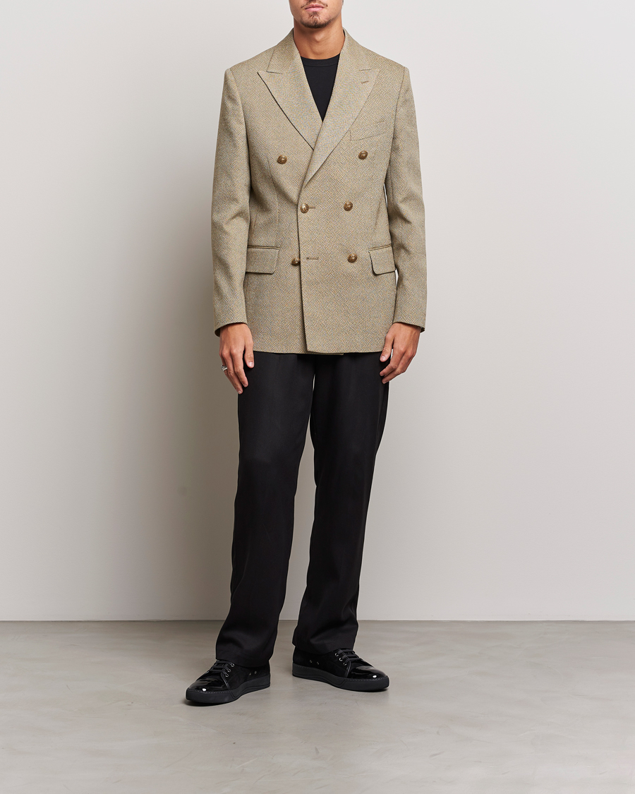 Uomini | Blazers | Golden Goose | Deluxe Brand Double Breasted Blazer Beige