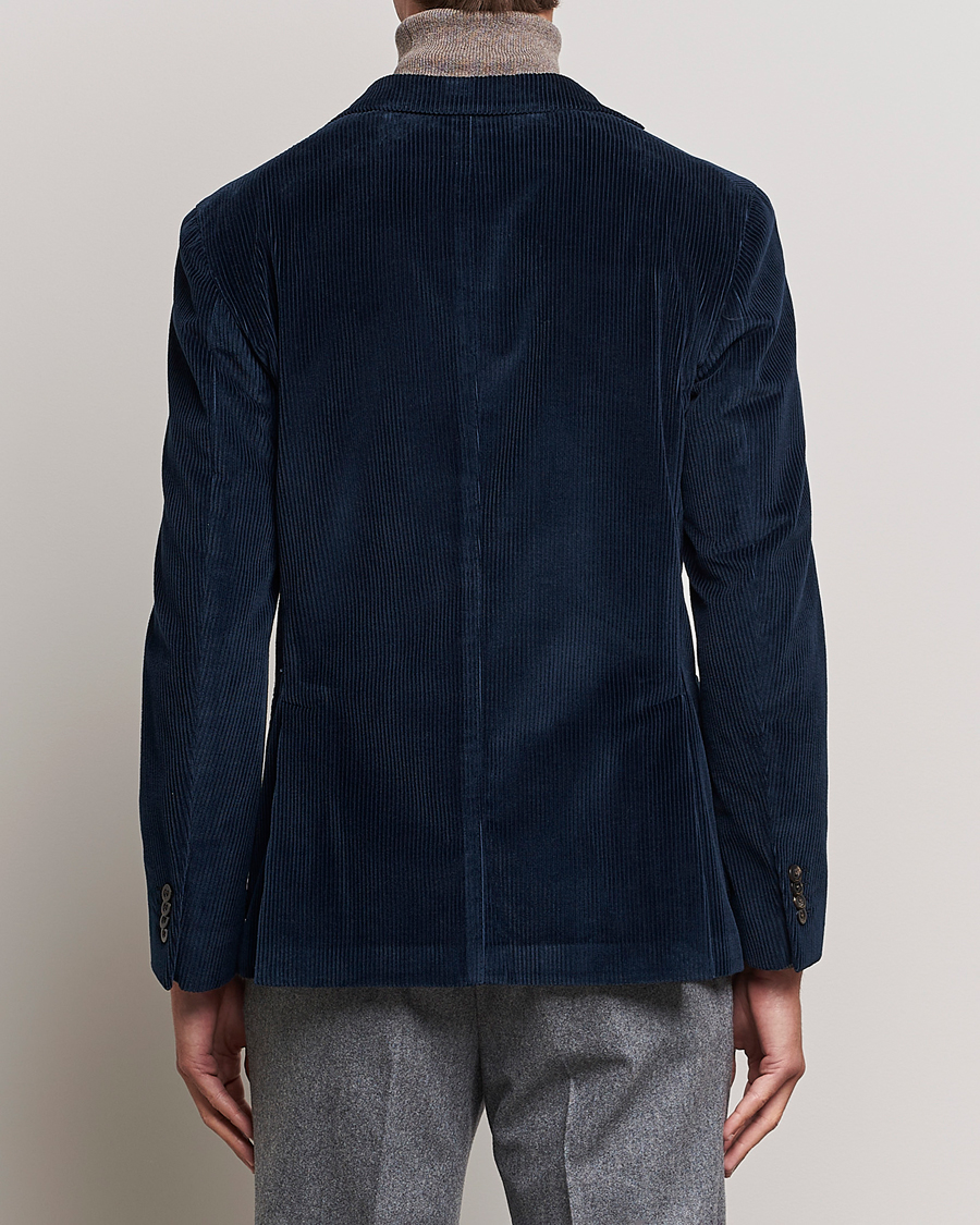 Uomini | Blazers | Boglioli | K Jacket Corduroy Blazer Navy