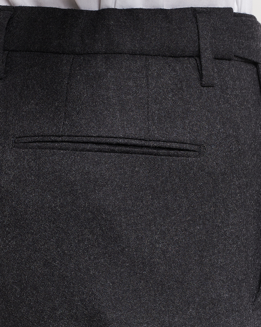 Uomini | Abiti | Boglioli | K Jacket Light Flannel Suit Dark Grey