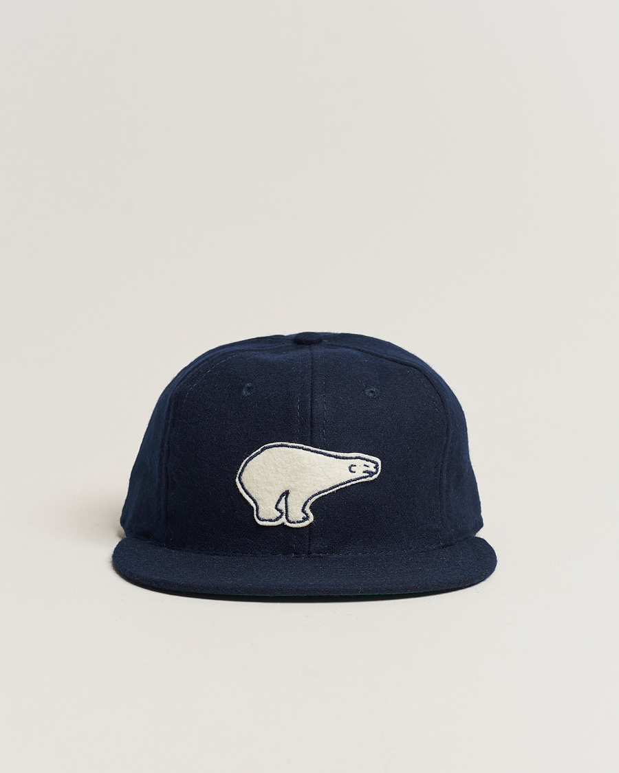 Uomini | Ebbets Field Flannels Made in USA Cervezeria Polar 1950 Vintage Ballcap Navy | Ebbets Field Flannels | Made in USA Cervezeria Polar 1950 Vintage Ballcap Navy