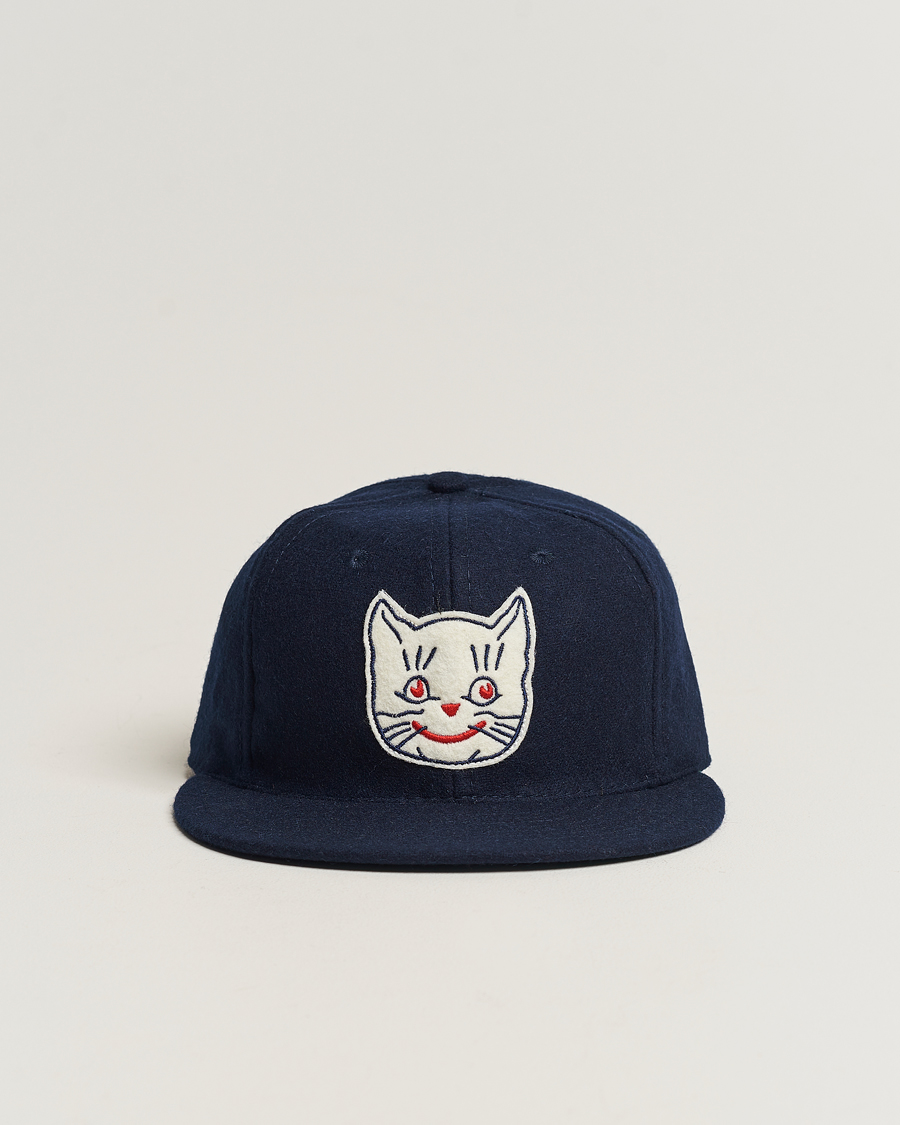 Uomini | Ebbets Field Flannels Made in USA Kansas City Katz 1961 Vintage Ballcap Navy | Ebbets Field Flannels | Made in USA Kansas City Katz 1961 Vintage Ballcap Navy