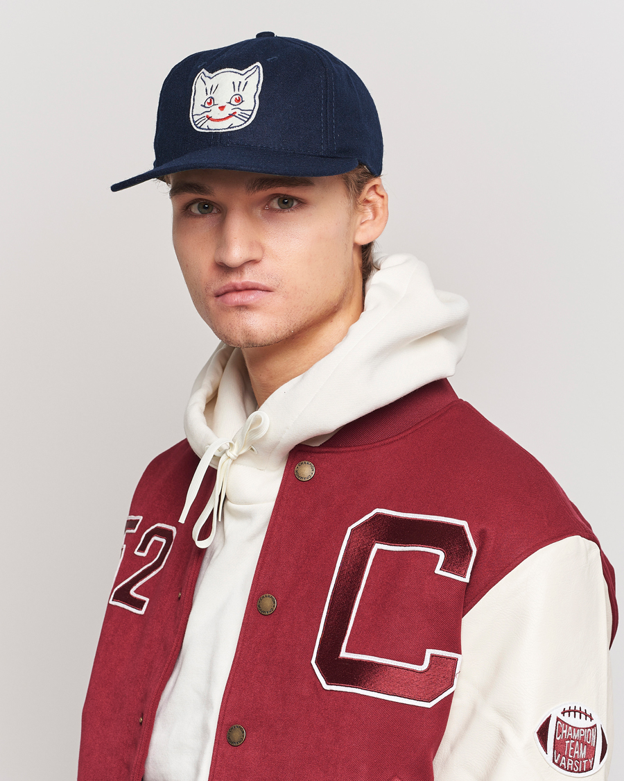 Uomini | Ebbets Field Flannels Made in USA Kansas City Katz 1961 Vintage Ballcap Navy | Ebbets Field Flannels | Made in USA Kansas City Katz 1961 Vintage Ballcap Navy