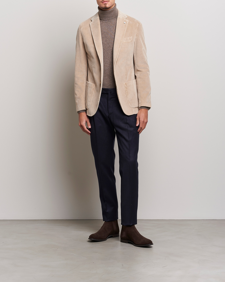 Uomini | Blazers | L.B.M. 1911 | Jack Corduroy Blazer Beige