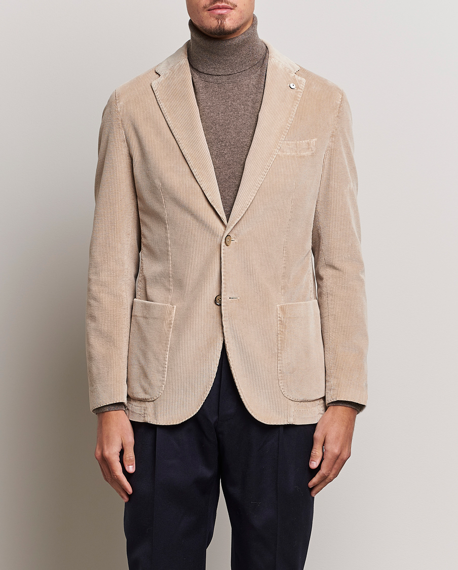 Uomini | Blazers | L.B.M. 1911 | Jack Corduroy Blazer Beige