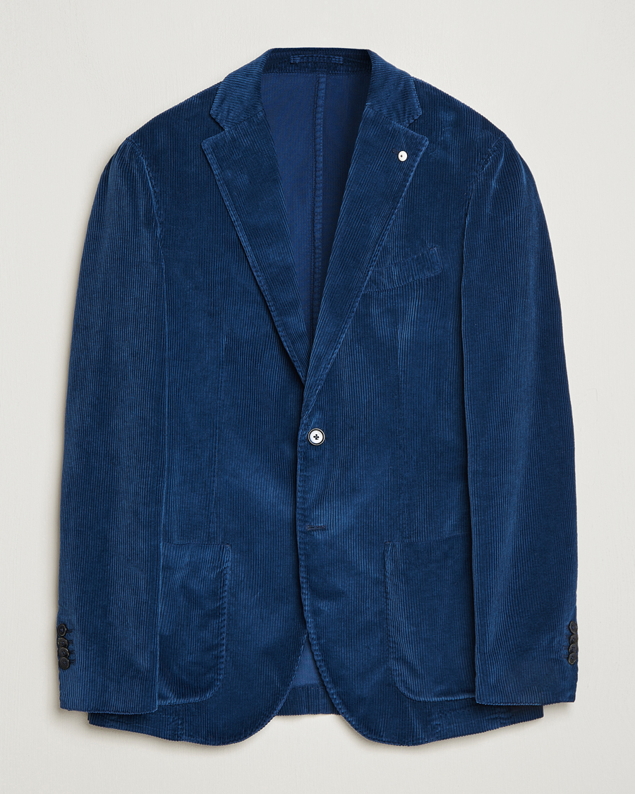 Uomini | Blazers | L.B.M. 1911 | Jack Corduroy Blazer Navy