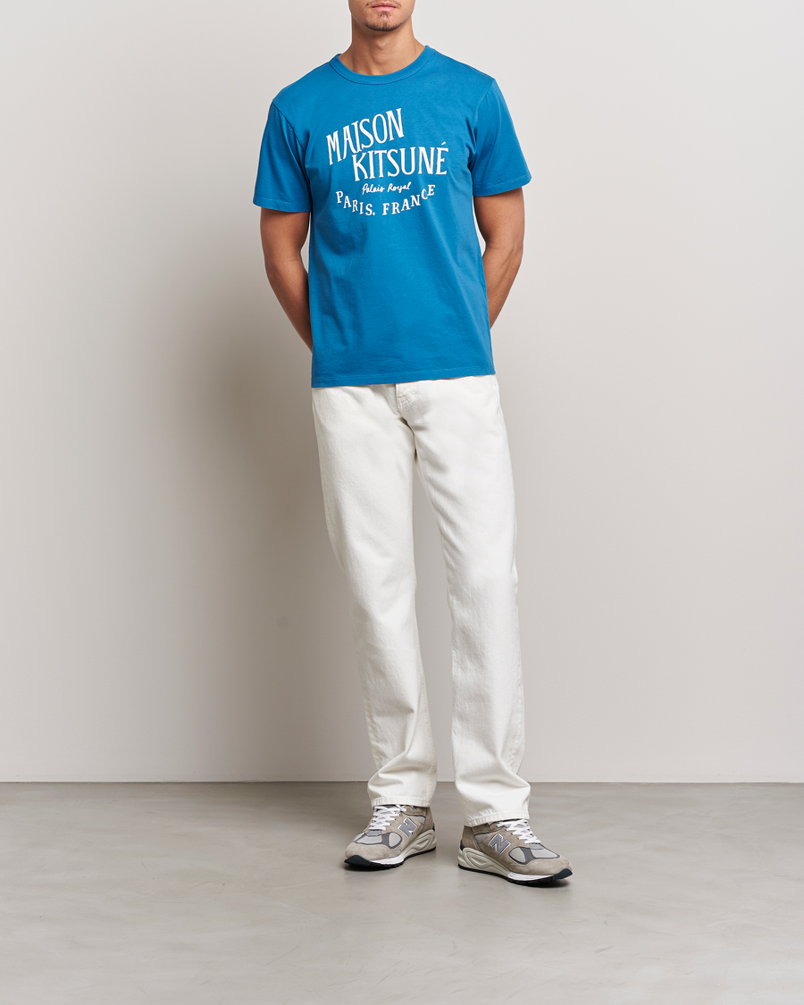 Uomini | T-shirt | Maison Kitsuné | Palais Royal Classic T-Shirt Sapphire Blue