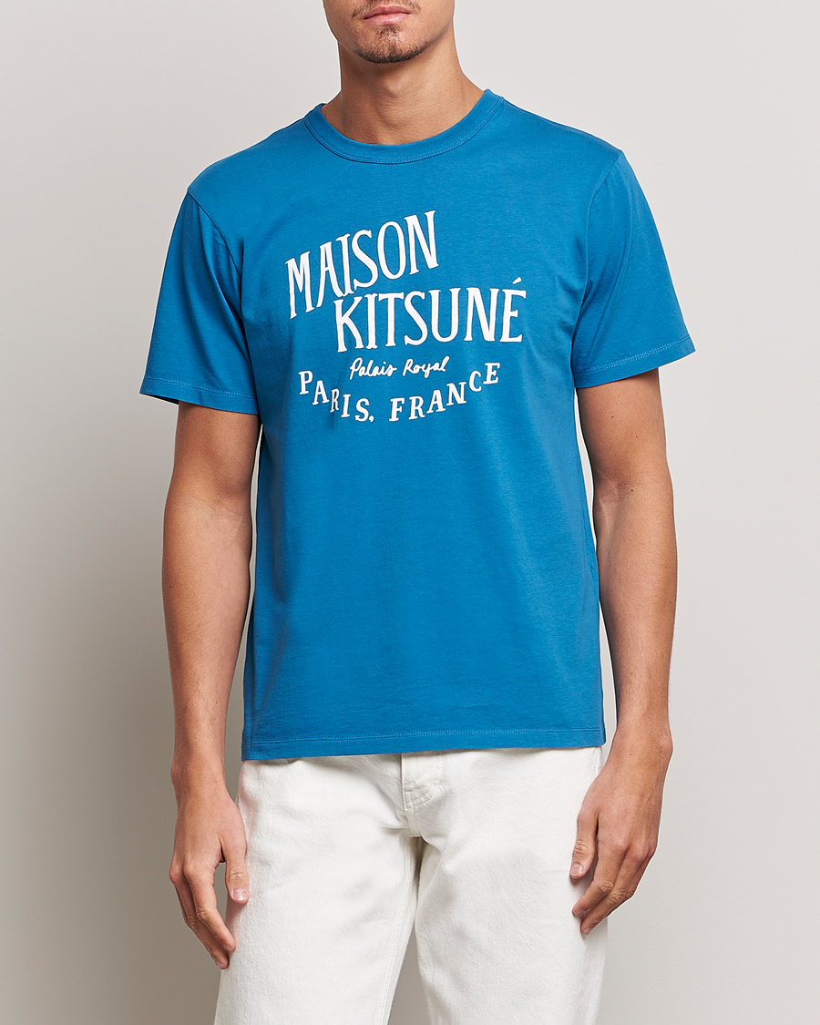 Uomini | T-shirt | Maison Kitsuné | Palais Royal Classic T-Shirt Sapphire Blue