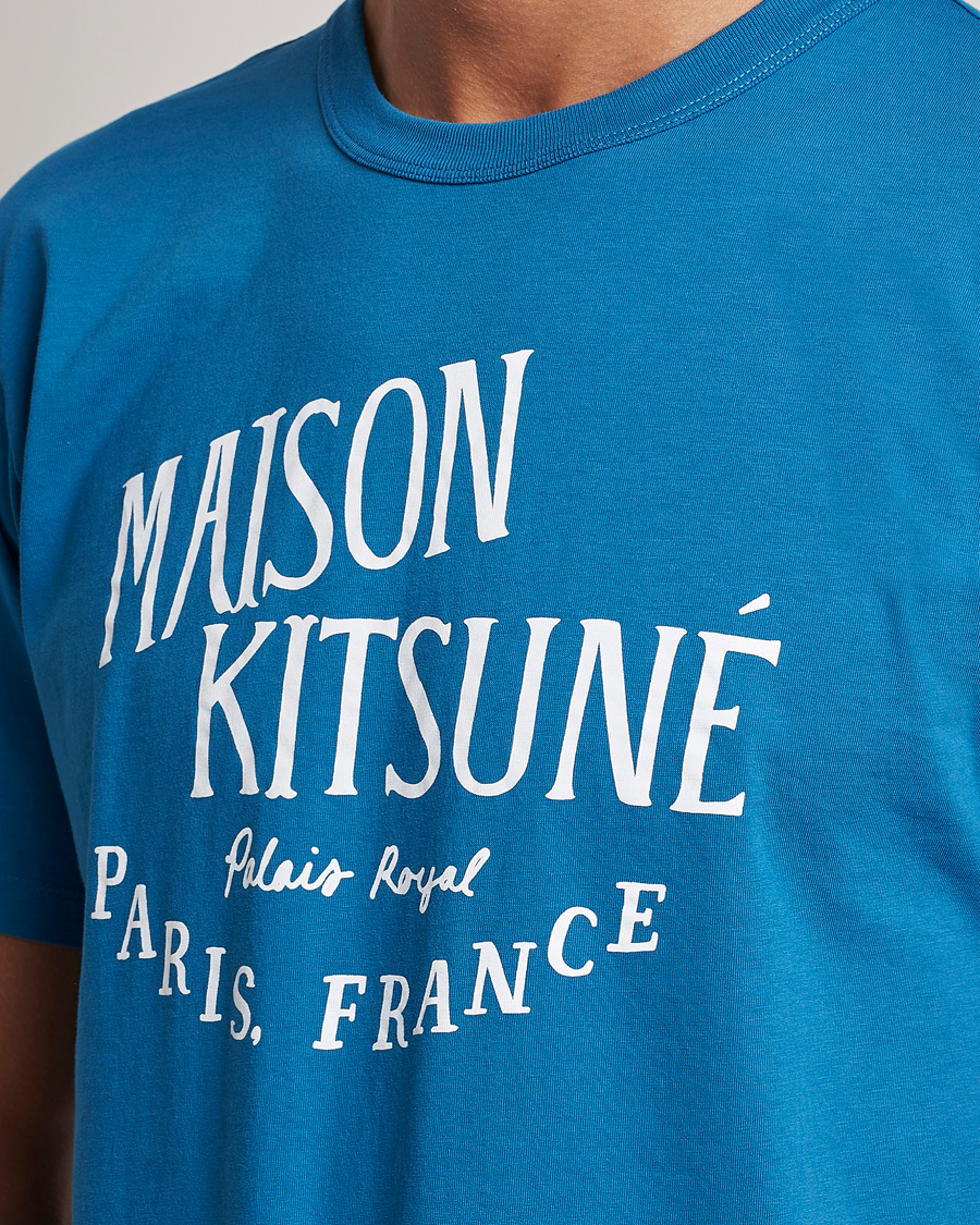 Uomini | T-shirt | Maison Kitsuné | Palais Royal Classic T-Shirt Sapphire Blue