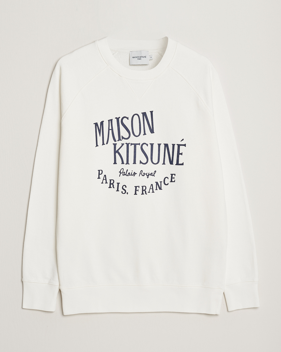 Uomini | Maglieria | Maison Kitsuné | Palais Royal Classic Sweatshirt Ecru