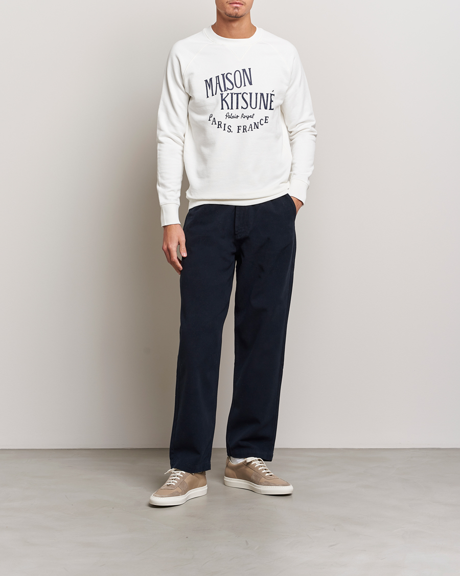Uomini | Maglieria | Maison Kitsuné | Palais Royal Classic Sweatshirt Ecru