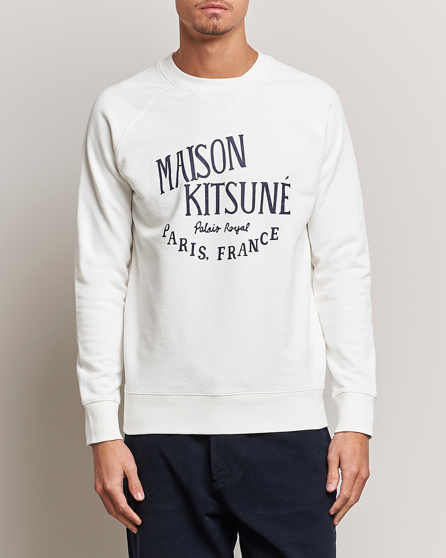 Uomini | Maglieria | Maison Kitsuné | Palais Royal Classic Sweatshirt Ecru