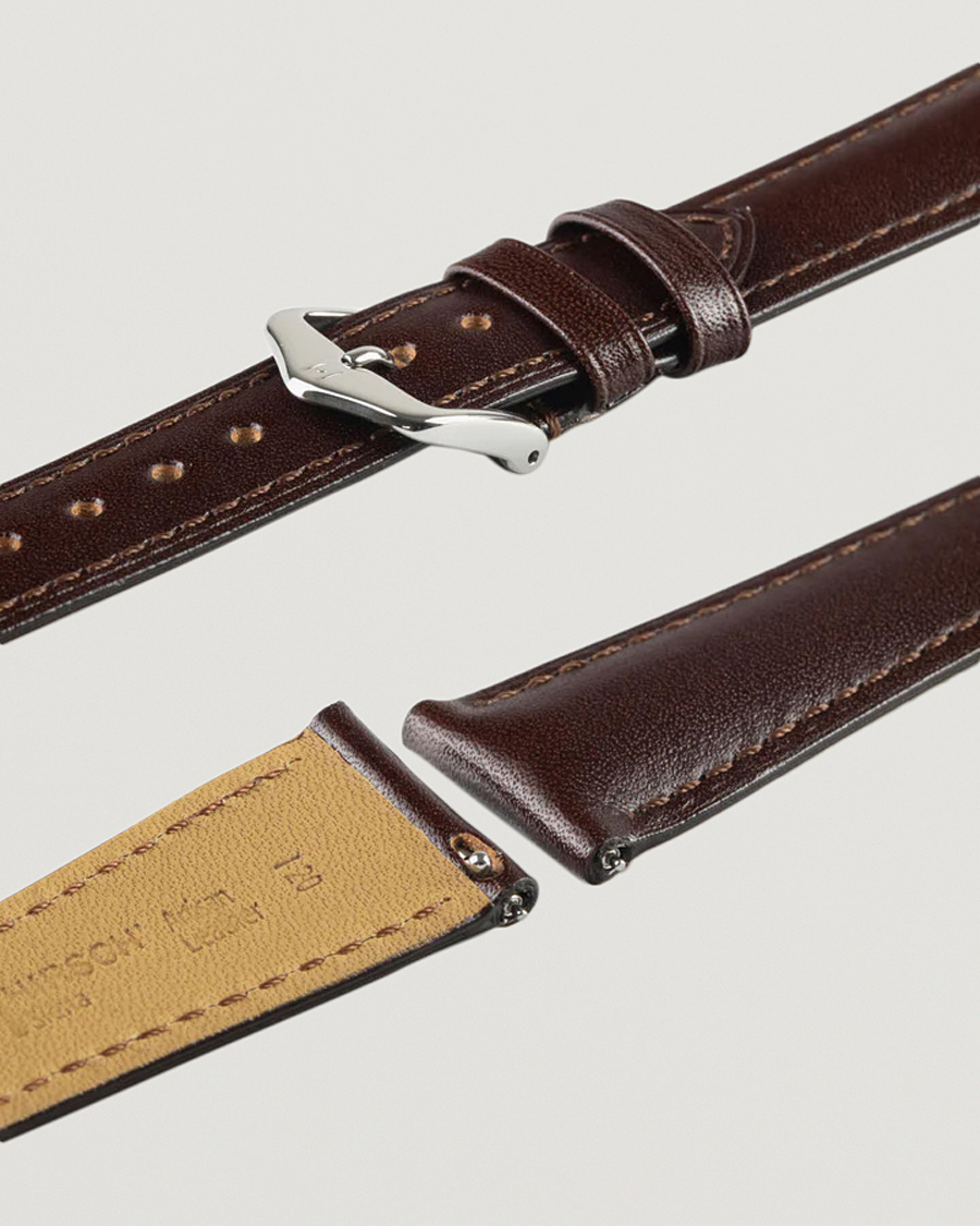 Uomini | Cinturini per orologi | HIRSCH | Siena Tuscan Leather Watch Strap Brown