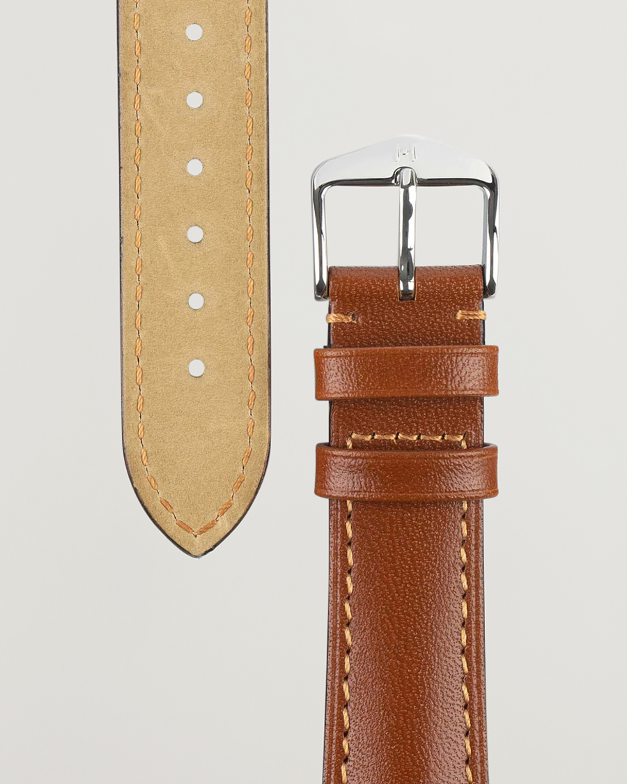 Uomini | HIRSCH Siena Tuscan Leather Watch Strap Golden Brown | HIRSCH | Siena Tuscan Leather Watch Strap Golden Brown