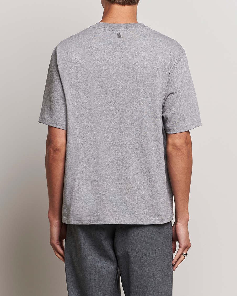 Uomini | T-shirt | AMI | Heart Logo T-Shirt Heather Grey