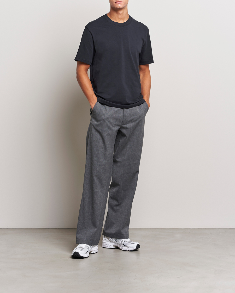 Uomini | T-shirt | AMI | Fade Out Crew Neck T-Shirt Black