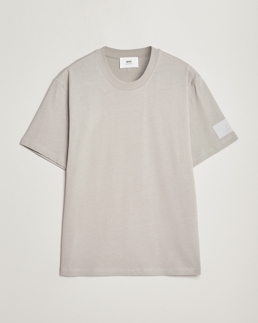 Uomini | T-shirt | AMI | Fade Out Crew Neck T-Shirt Pearl Grey