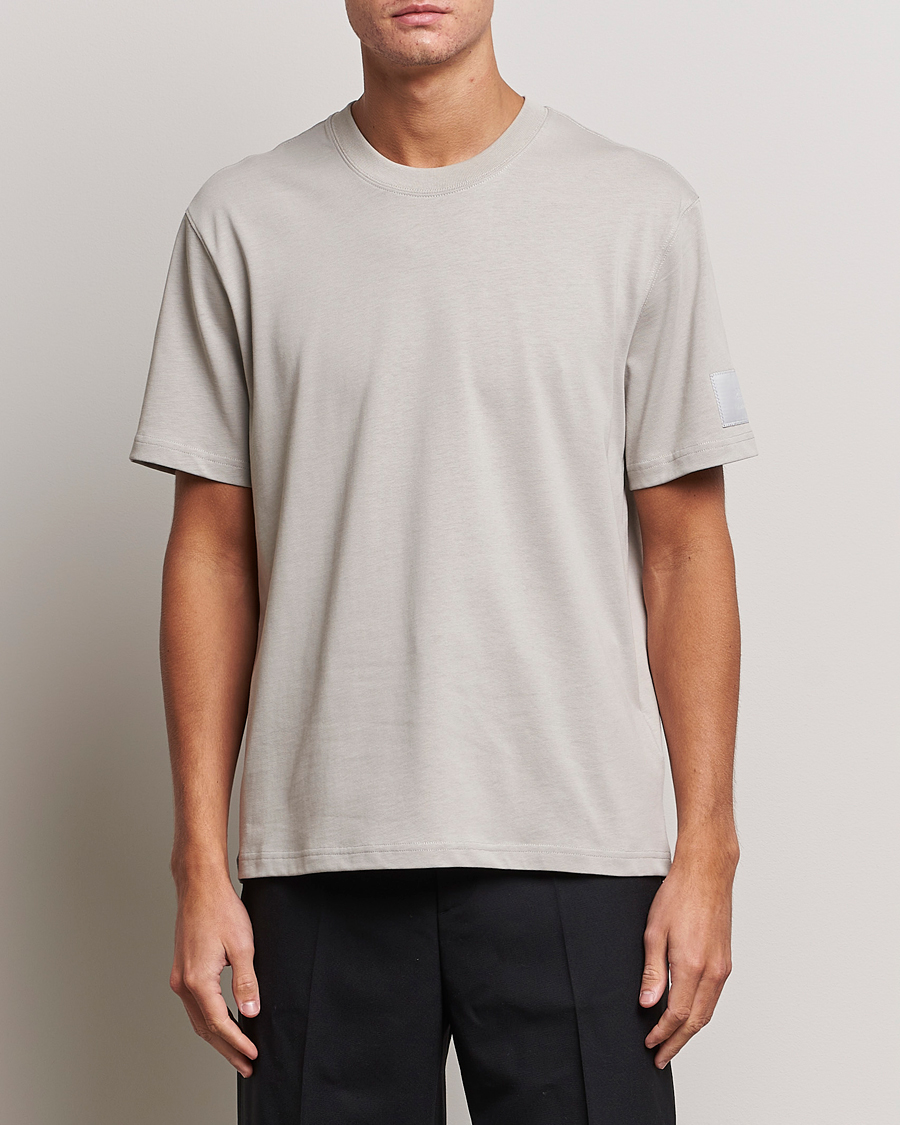 Uomini | T-shirt | AMI | Fade Out Crew Neck T-Shirt Pearl Grey