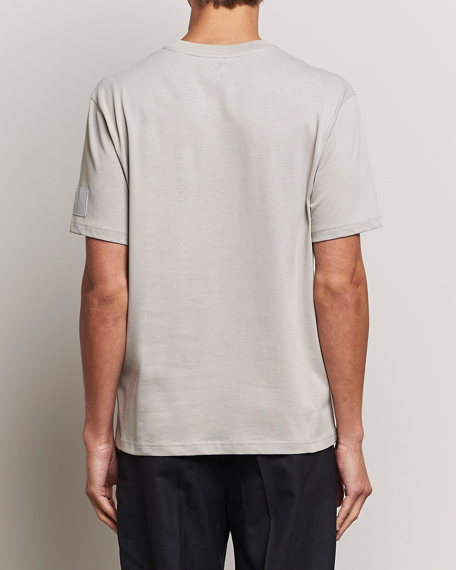 Uomini | T-shirt | AMI | Fade Out Crew Neck T-Shirt Pearl Grey