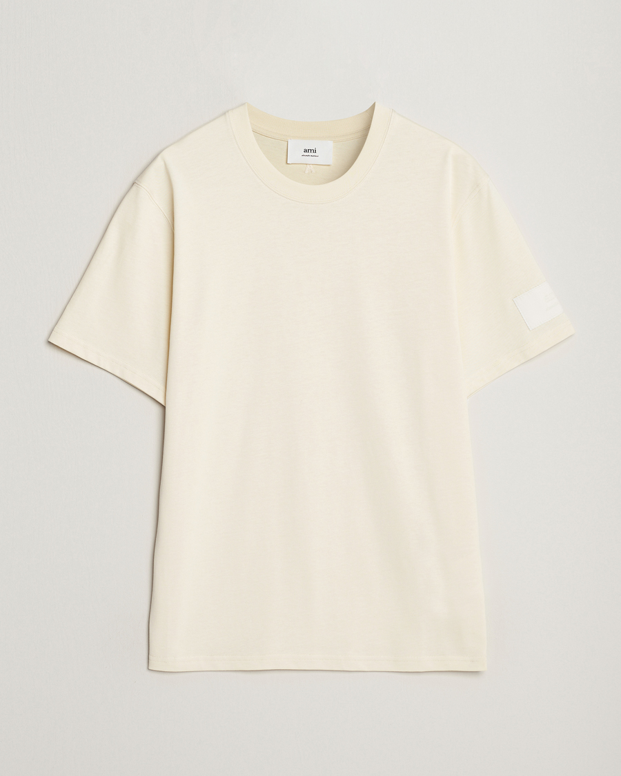 Uomini | T-shirt | AMI | Fade Out Crew Neck T-Shirt Ivory