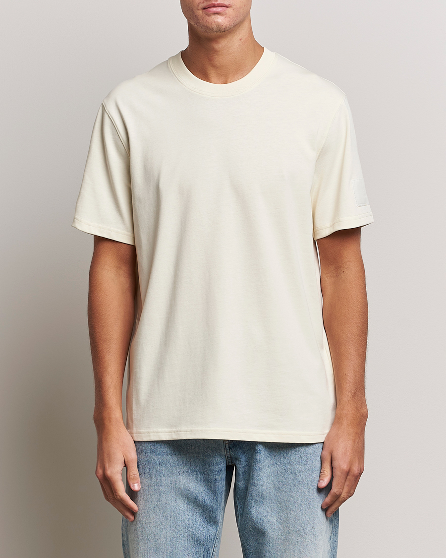 Uomini | T-shirt | AMI | Fade Out Crew Neck T-Shirt Ivory