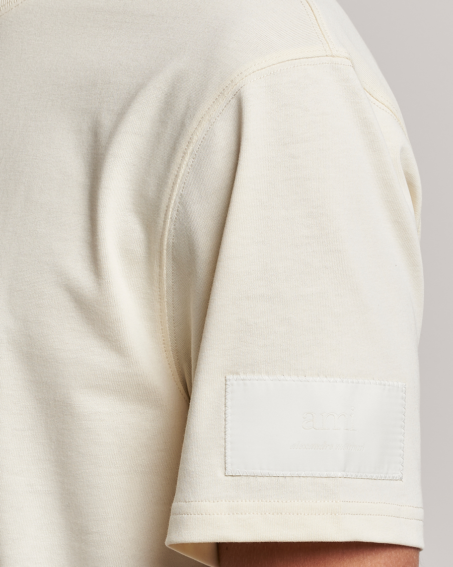 Uomini | T-shirt | AMI | Fade Out Crew Neck T-Shirt Ivory