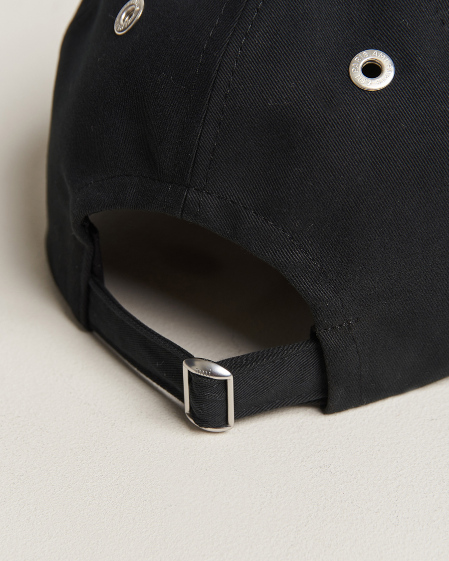 Uomini | AMI Heart Logo Cap Black | AMI | Heart Logo Cap Black