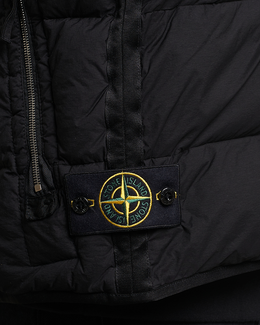 Uomini | Giacche | Stone Island | Nylon Down-TC Vest Black
