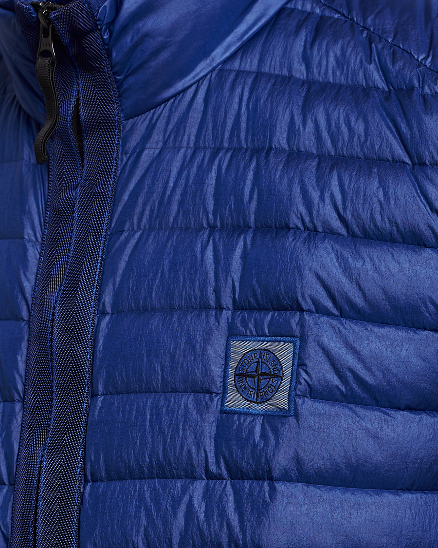 Uomini | Giacche | Stone Island | Recycled Nylon Down-TC Vest Bright Blue