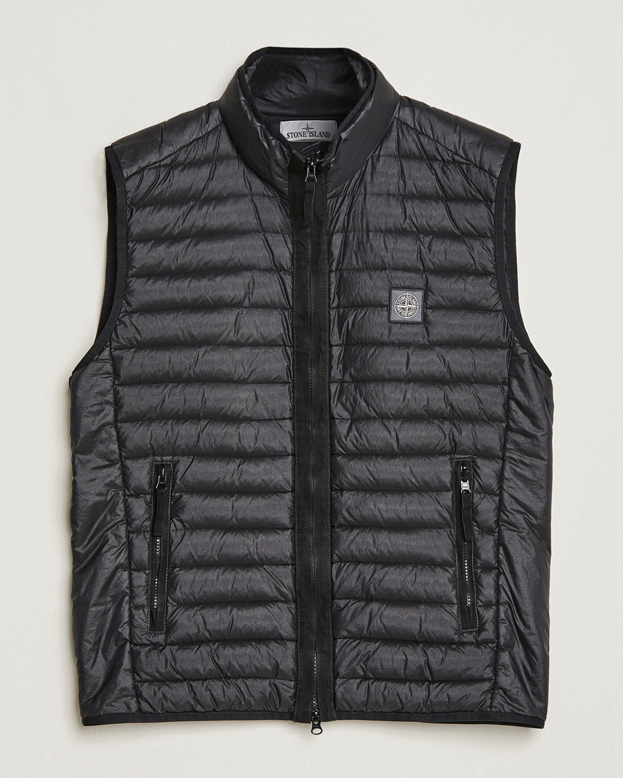 Uomini | Giacche | Stone Island | Recycled Nylon Down-TC Vest Black