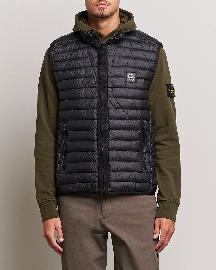 Uomini | Giacche | Stone Island | Recycled Nylon Down-TC Vest Black