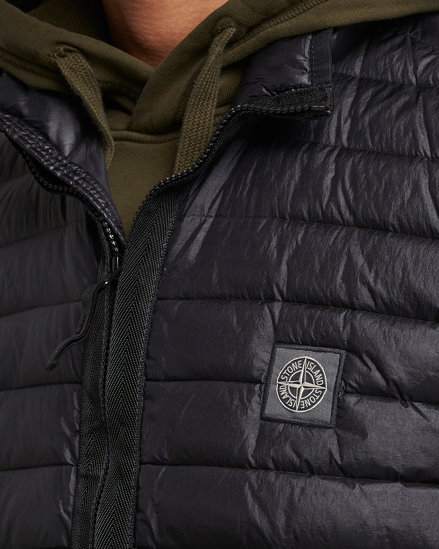 Uomini | Giacche | Stone Island | Recycled Nylon Down-TC Vest Black