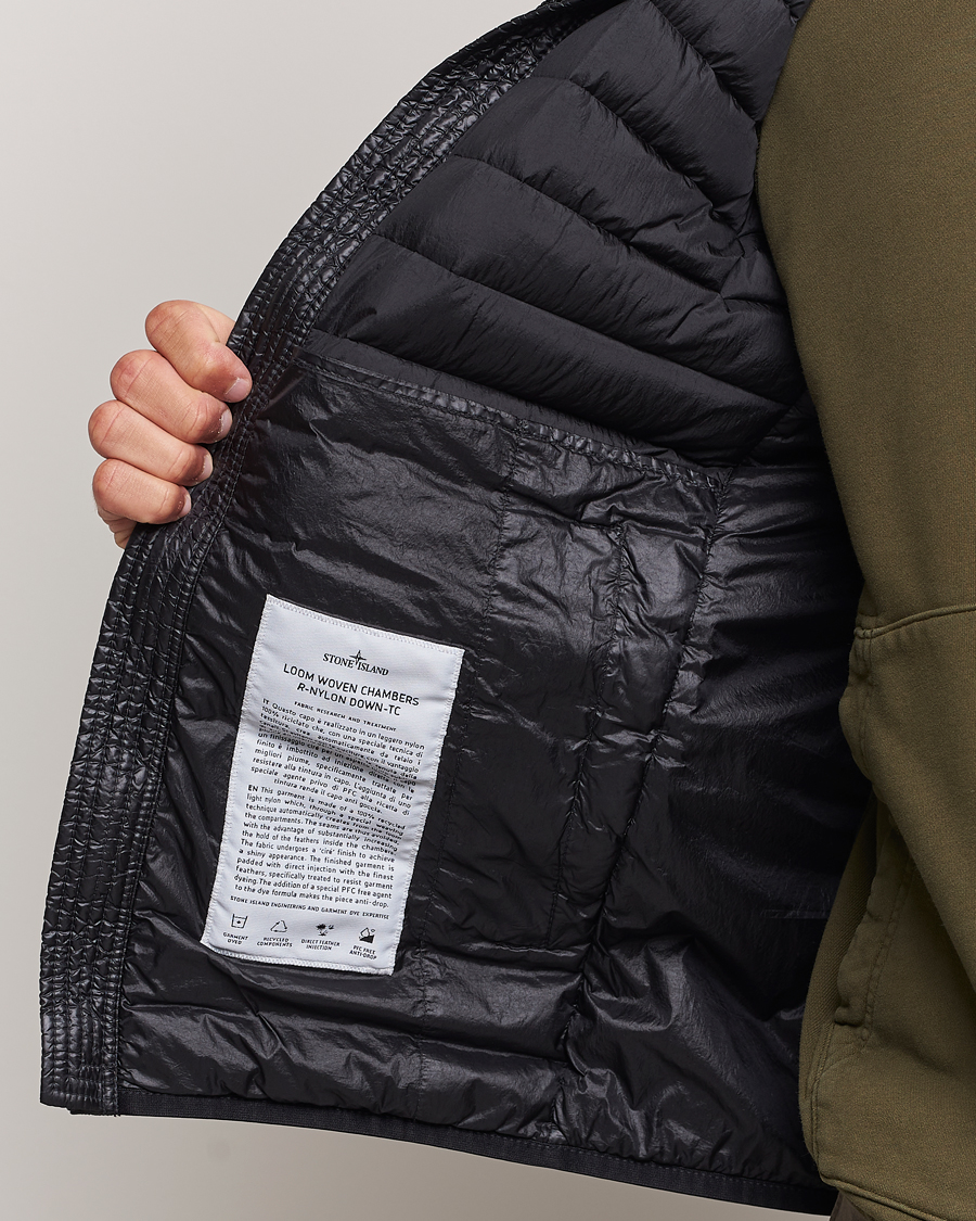 Uomini | Giacche | Stone Island | Recycled Nylon Down-TC Vest Black