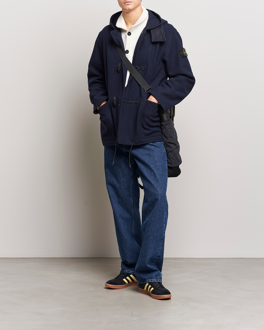 Uomini | Giacche | Stone Island | Panno Speciale Dufflejacket Blue Marine