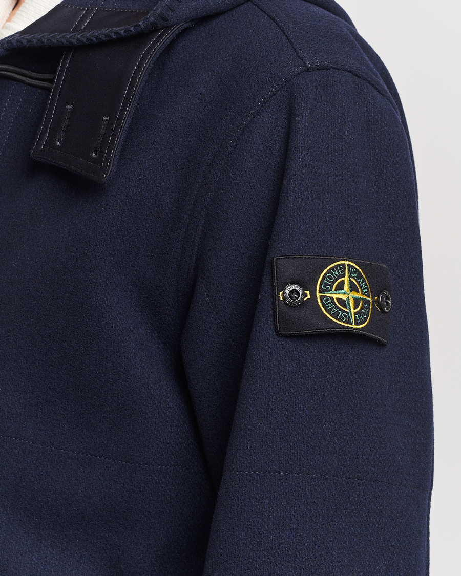 Uomini | Giacche | Stone Island | Panno Speciale Dufflejacket Blue Marine