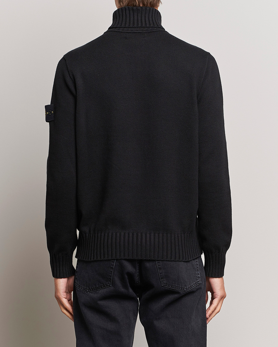 Uomini | Maglieria | Stone Island | Winter Cotton Polo Black