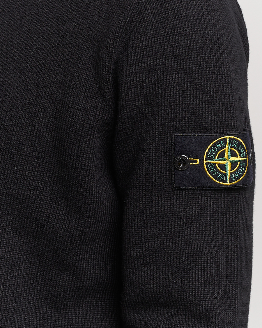 Uomini | Maglieria | Stone Island | Winter Cotton Polo Black