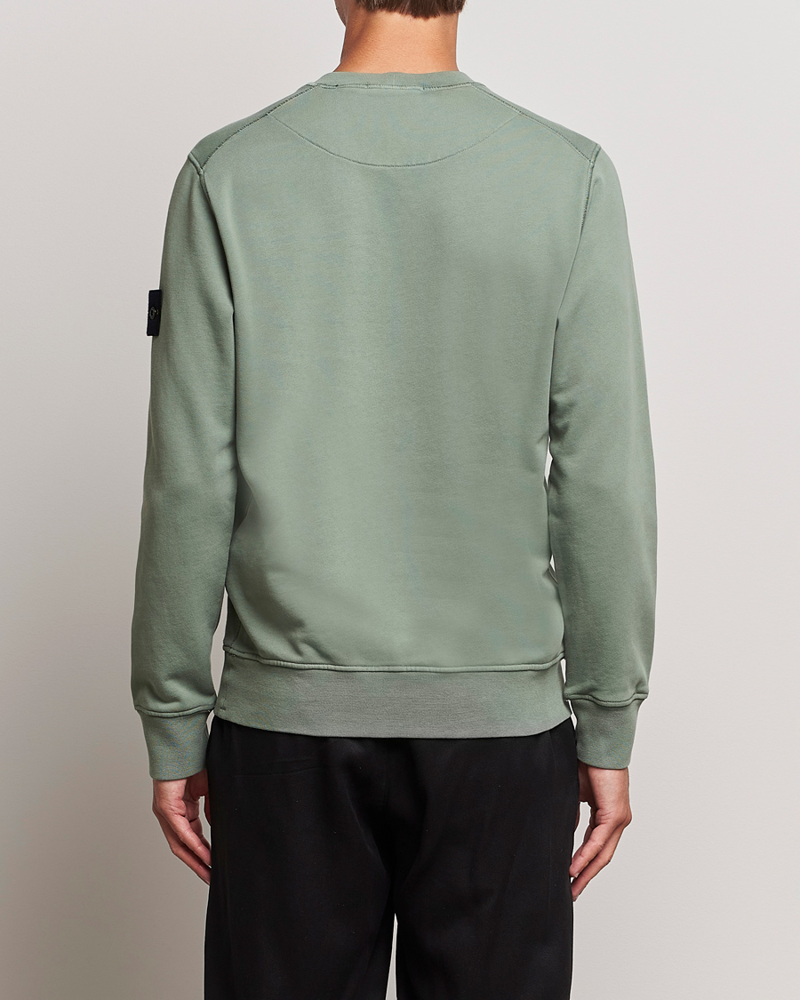 Uomini | Maglieria | Stone Island | Garment Dyed Fleece Sweatshirt Sage