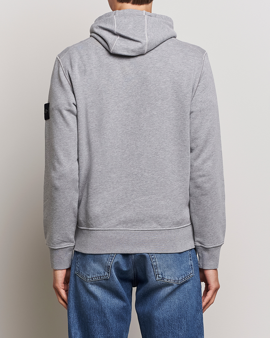 Uomini | Maglieria | Stone Island | Garment Dyed Fleece Hood Melange Grey