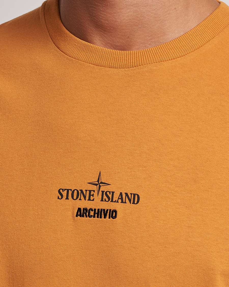 Uomini | T-shirt | Stone Island | Garment Dyed Archivio T-Shirt Rust