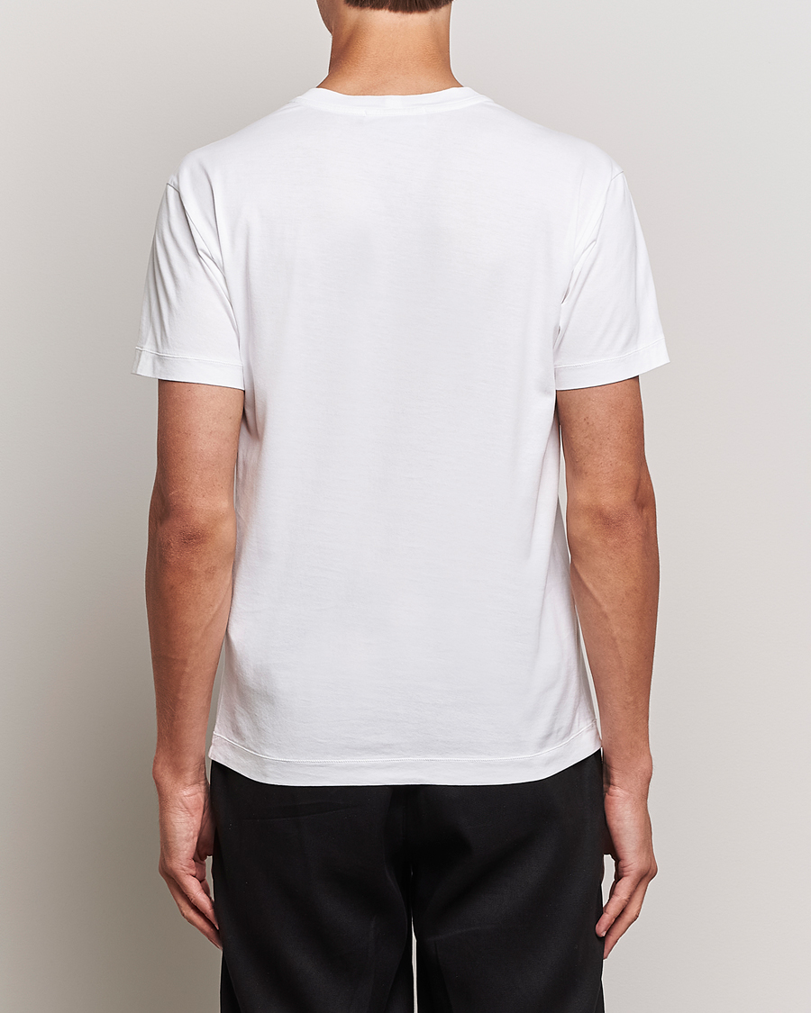 Uomini | T-shirt | Stone Island | Garment Dyed Jersey T-Shirt White