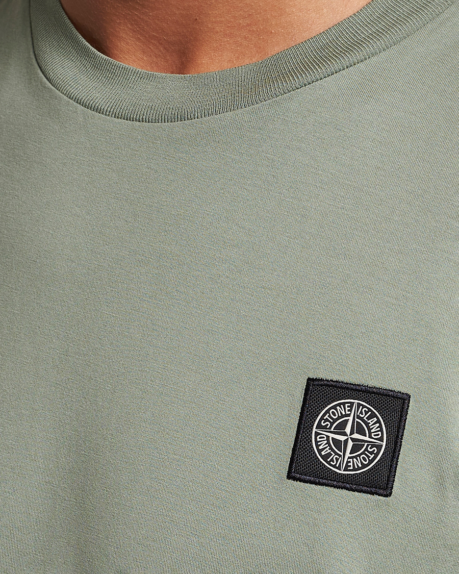 Uomini | T-shirt | Stone Island | Garment Dyed Jersey T-Shirt Sage