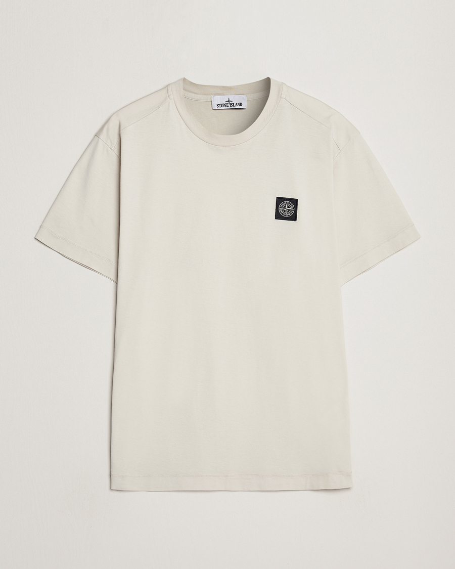 Uomini | T-shirt | Stone Island | Garment Dyed Jersey T-Shirt Plaster