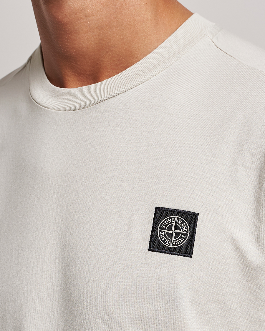 Uomini | T-shirt | Stone Island | Garment Dyed Jersey T-Shirt Plaster
